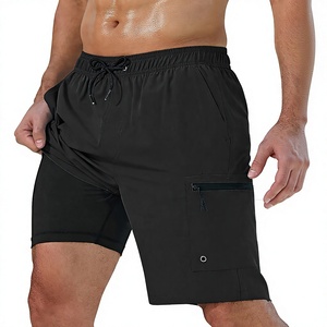 Shorts de bain cargo pour hommes à séchage rapide, respirants, résistants à l'eau, avec taille élastique, pour la plage, le surf et l'entraînement, été et activités de plein air - Product Image 3