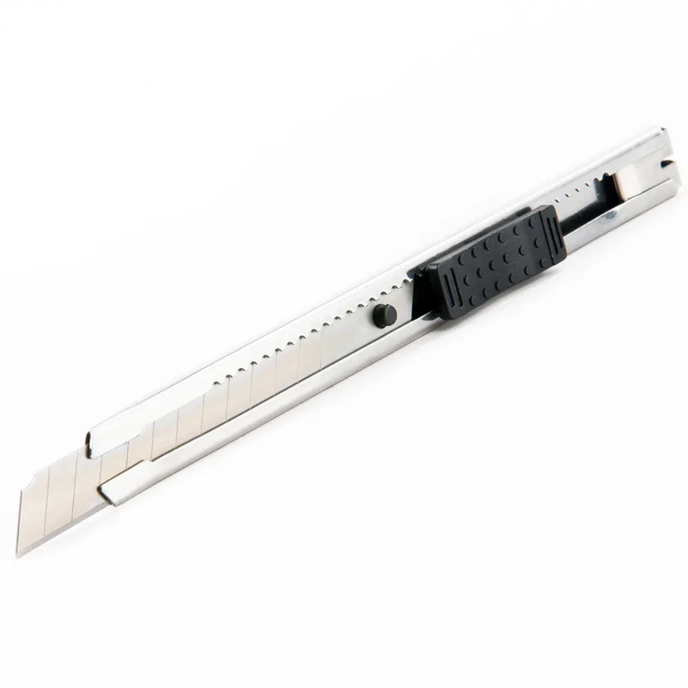 9mm Multifunktions-Schnapp verschluss versenkbare Klinge Schiebe Edelstahl messer Papier Kunst büro DIY Utility Cutter Messer
