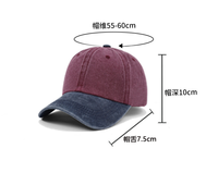 Gorra de Béisbol Vintage con Logotipo Personalizado Bordado, Diseño Multicolor en Bloques, Estilo Deportivo con Lazos