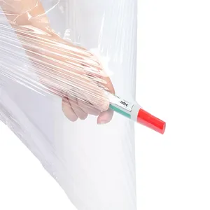 50 CM PE Stretch Packing Stretch Film in Industrial Stretch Film <b>Transparent</b> Moisture Proof Soft Packaging Film - Product Image 5