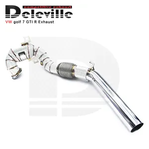 Exhaust Downpipe 2014-2020 High Performance Exhaust Pipes Car Exhaust System Stainless Steel For VW GOLF GTI MK7 2.0T Engine