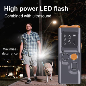 2025 nouveau modèle chien aboiement dispositif de dissuasion équipement de contrôle des aboiements affichage HD lampe de poche LED corrige le comportement indésirable du chien - Product Image 4