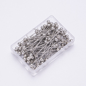 Alfileres de Costura de Alta Calidad, 100 Piezas/caja, Agujas de Colores, Alfileres Rectos al por Mayor, Alfileres de Perla - Product Image 2