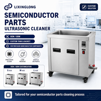 Dégraissant électrique industriel, équipement de nettoyage ultrasonique pour pièces semi-conductrices, OEM ODM, fixation à réservoir unique, rinçage à l'eau de laboratoire