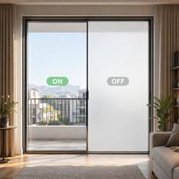 Película de Vidrio Inteligente PDLC Autoadhesiva, Conmutable, a Prueba de Explosiones, con Aislamiento Térmico y Control Remoto para Ventanas de Hotel