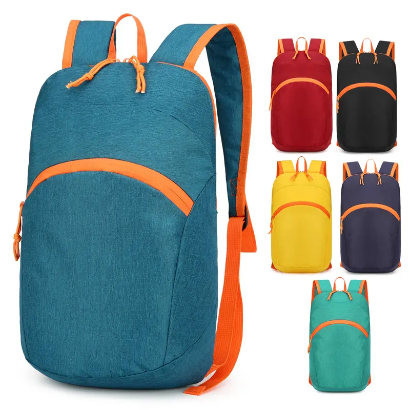Multifunctional Custom Recycled Lightweight Waterproof Leisure Backpack Polyester Backpack Custom Logo