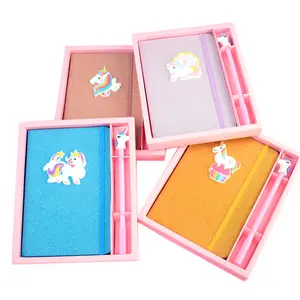 2020 new luxury beautiful stationery Plain Paper Custom notebook set small fresh office hand ledger notepad