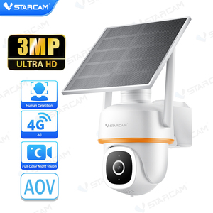 กล้องพลังงานแสงอาทิตย์ VStarcam 3MP ใน AG30 4G LTE 8000mAh 5W AOV 24H บันทึกอย่างต่อเนื่องระบบตรวจจับสัญญาณเตือนหลายครั้งระบบเสียงสองทิศทาง - Product Image 1