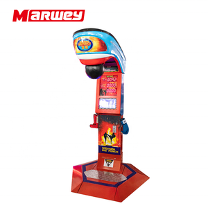 Macchina da Boxe Big Punch Marwey, Gioco Arcade a Gettoni con Premi, <span class=keywords><strong>Re</strong></span> del Martello - Product Image 6