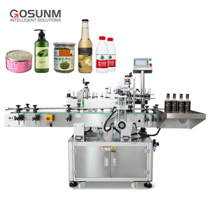 Máy tính để bàn dùng một lần ly nhựa tự động vuông Nước hoa Máy dán nhãn tự dính nhãn trên khác nhau chai tròn - Product Image 5