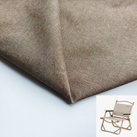 Tissu ignifuge cationique 300D imperméable, matériau enduit pour les housses de tentes d'extérieur, les housses de meubles