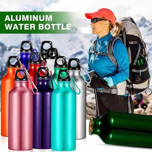 Botella Deportiva de Aluminio Multicolor de Diseño Innovador, 500 ml, Aislamiento Térmico, Ecológica, para Beber Directamente - Product Image 4