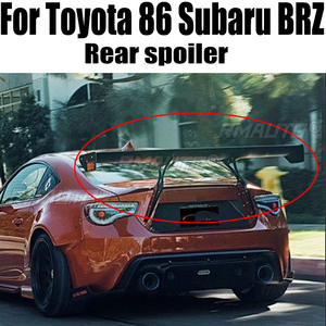 วัสดุคาร์บอนไฟเบอร์/ไฟเบอร์กลาสสีดำแบบไม่ทำสี รุ่น G สไตล์ GT 86 BRZ สปอยเลอร์หลังคาท้าย สำหรับ Subaru BRZ สำหรับ Toyota 86 GT86 - Product Image 1
