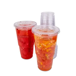 BPA Free 32oz 1000ml bicchieri di plastica monouso ad alta trasparenza logo personalizzazione nuovo stile Hwaebul Cup