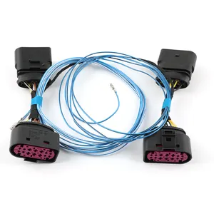 For VW Golf 7 MK7 10 to 14 Pin OEM HID Xenon Headlight Connector Adapter Wire Harness Vehicle Cable