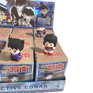 กล่องสุ่มของเล่นเด็กขายส่ง แฟชั่นฟิกเกอร์ 3 มิติ พีวีซี ของตกแต่งโต๊ะ การ์ตูนน่ารัก อนิเมะ โคนัน บลายด์บ็อกซ์ - Product Image 5