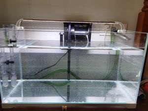 Koel glazen aquariumfilter, voorgepositioneerd extern filter zonder stroomvoorziening, milieuvriendelijk, <span class=keywords><strong>100L</strong></span> <span class=keywords><strong>aquarium</strong></span> met eenvoudige reiniging - Product Image 3