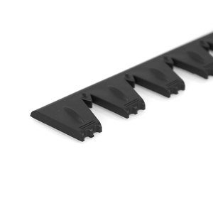 Protector de Parachoques Delantero de 305 mm con Patrón de Fibra de Carbono Negro, Tira Decorativa Universal para Automóviles, para Mejoras y Reequipamiento - Product Image 2