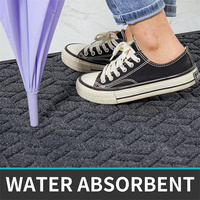 COSY HOMEER Paillasson avant intérieur 24 "x 48" anti-dérapant extérieur entrée patio tapis Heave Duty caoutchouc paillasson