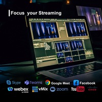 Última Cámara PTZ de conferencia con zoom UHD 4K 12x + controlador de Joystick 4D, suministro de transmisión en vivo de conferencias de conciertos de Iglesia