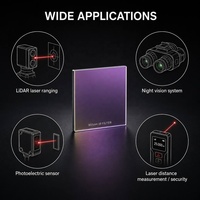 Filtre passe-bande OEM 905 nm OD3, blocage hors bande, diamètre personnalisé 10-80 mm pour capteurs laser et LiDAR