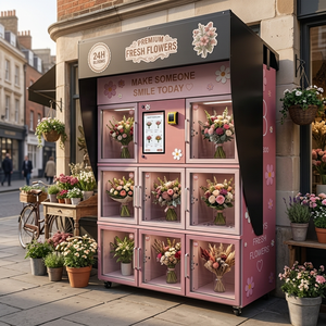 Máquina Expendedora de Flores Frescas JFP para Bodas y San Valentín, Dispensador de Ramos Refrigerado con Pantalla Táctil para Centros Comerciales, Eventos y Hoteles - Product Image 1
