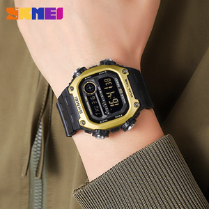 <span class=keywords><strong>Skmei</strong></span> 2126 nouveau design chinois homme montre numérique Offre Spéciale bracelet en PU lumineux multi fonction stockage décontracté montre reloj - Product Image 6