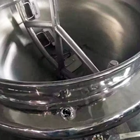 Huashang Custom Industrial Dubbele Verticale Jacket Kettle Verwarmingsketel met Elektrische Motorische Roerder