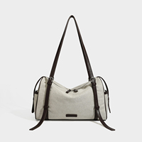 Sacs à bandoulière personnalisés pour femmes en toile avec fermeture éclair, sacs à main pour trajets quotidiens, sacs sous le bras, design tendance, vente en gros
