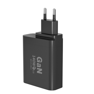 EU-Stecker PD-Ladegerät 140W Hochleistungs-GaN-Wand-Schnellladegerät <span class=keywords><strong>3</strong></span> Anschlüsse 2C1A USB-C QC3.0 Mobiltelefon-Reiseadapter-Ladegeräte - Product Image 2