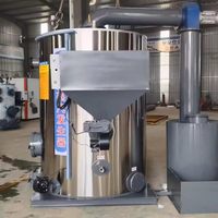 Générateur de vapeur industriel automatique à combustion de biomasse bois, basse pression, vertical, 100-2000 kg