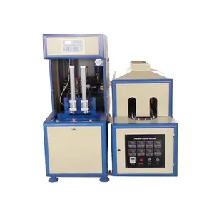 Máquina semiautomática para hacer botellas Máquina de moldeo por inyección y soplado para plantas de agua potable embotellada