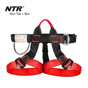 Harness Mendaki Melindungi Keselamatan Pinggang Harness Setengah Tubuh untuk Pendakian Gunung/Penyelamatan Api/Panjat Tebing/Rappelling