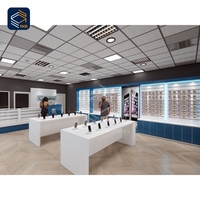 Vitrine de magasin de téléphonie mobile personnalisée avec éclairage sécurisé de qualité supérieure, tiroir sécurisé, vitrine en verre pour téléphone portable