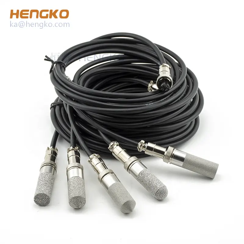 Hengko I2C trứng lồng ấp thép không gỉ thiêu kết cảm biến nhà ở công nghiệp nhiệt độ và độ ẩm cảm biến thăm dò kho