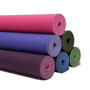 SANFAN Tapete Deportivo Personalizado de Alta Densidad de 2 Capas, Tapete de Yoga de 6 mm Antideslizante, Antidesgarros, Inodoro, Tapete de Gimnasio de TPE para Ejercicio - Product Image 4