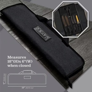 Free sample Expert Multi-Chef Tool Storage <b>Zipper</b> Pouch Bag with Superior <b>Heavy</b>-<b>Duty</b> Chef Knife Tool Holder - Product Image 4