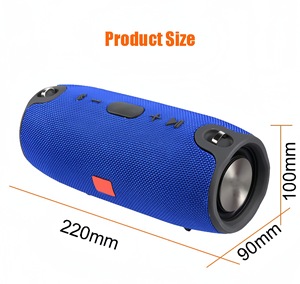 Haut-parleur sans fil BT <span class=keywords><strong>XTREME</strong></span> transfrontalier, best-seller, petit, avec basses puissantes, canon TWS, portable, pour la maison et l'extérieur - Product Image 4