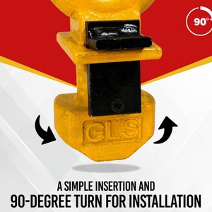 ห่วงยกเหล็กยอดนิยมสำหรับยกด้านข้าง/ด้านล่าง อะไหล่และอุปกรณ์เสริมสำหรับตู้คอนเทนเนอร์ ชุบกัลวาไนซ์แบบจุ่มร้อน มาตรฐาน ISO9001 - Product Image 6