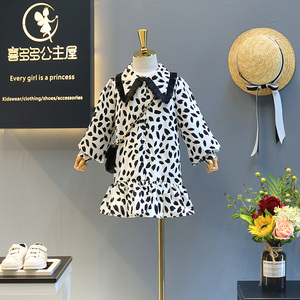 Nuevos Productos, Vestidos Elegantes para Niñas Pequeñas con Estampado de Leopardo, Compra Directa de China - Product Image 3
