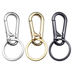 Số lượng lớn ngoài trời Kim Loại <span class=keywords><strong>Carabiner</strong></span> <span class=keywords><strong>Keychain</strong></span> an toàn Snap móc tổ chức vòng chìa khóa chuỗi DIY thủ công phụ kiện khóa clip móc khóa - Product Image 1
