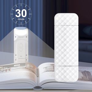 Lampe de lecture LED rechargeable personnalisée ODM/OEM à clipser, lumière de nuit blanche chaude pour le lit, protection des yeux, 3 modes de couleur, chargement USB - Product Image 6