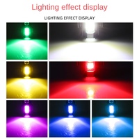 Lumière d'avion à LED à sept couleurs pour une utilisation en extérieur Drone Moto Vélo Voiture Vol de nuit et télécommande Modèle de voyant d'avertissement