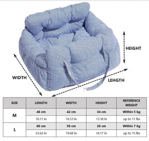 Camas para Perros con Rayas, Portátiles, para Viajes al Aire Libre, para Mascotas Pequeñas/Medianas, con Altura Ajustable, de Algodón PP, Venta al Por Mayor - Product Image 4