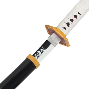 40.5 en bois épée démon tueur <span class=keywords><strong>Sabito</strong></span> Anime arme accessoires enfants jeu de rôle jouets Katana épées en bois pour Cosplay jouant garçons - Product Image 5