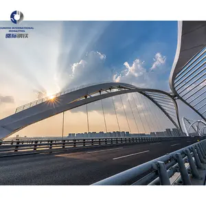 China Fabricação Personalização Design Moderno para Construção De Ponte Prefab Heavy Steel Structure Bridge