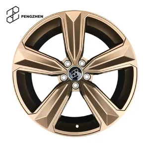 Pengzhen出荷準備完了ホットセール工場価格マットブロンズ5x1125穴1920インチ合金ホイールリムAudi用