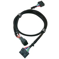 كابل OBD عالمي مع طقم توصيل OBD II T مع 15 قوس تثبيت، طقم توصيل عالمي لكابل OBD T