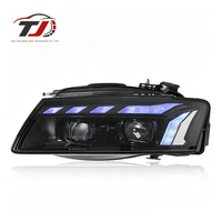 Pour Audi A5 B8 pré-lifting 2008-2011, style RS5, phares LED 12V 10000 lumens, DRL, clignotants séquentiels, lentille de projecteur