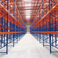 Système de rayonnage d'entrepôt industriel de support de palette sélectif en acier de stockage résistant d'usine